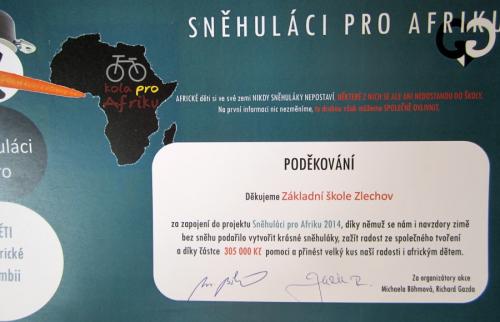 20140508 - Sněhuláci pro Afriku - poděkování