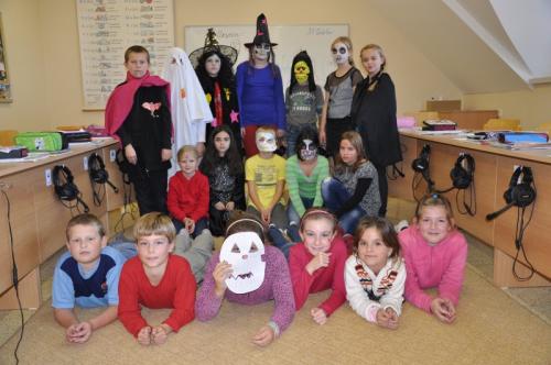 20121031 - Halloweenská angličtina ve 4. třídě