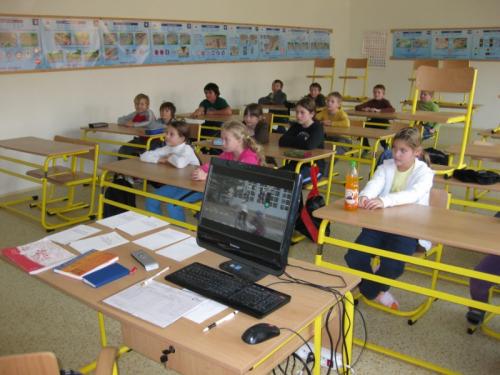 20111116 - Čtvrtá třída na dopravním hřišti v Uherském Hradišti