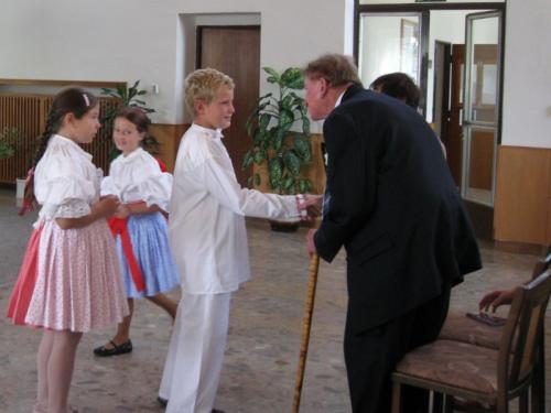 20110918 - Naši žáci přednášeli na oslavě zlaté svatby
