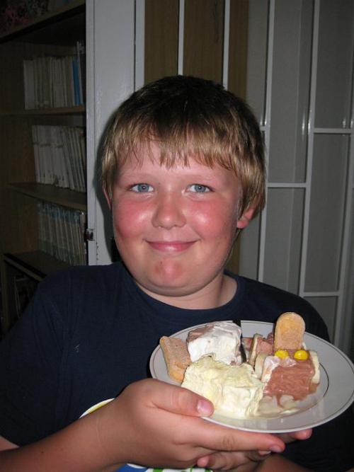 Oslava na závěr výtvarného kroužku